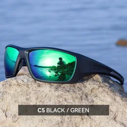 Outdoor Sports Polarized Sunglasses with UV Protection and TR90 Frame - Unisex Eyewear with Case (With Original Box)
