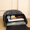 Men's real Leather Business Travel Backpack Genuine leather Crocodile Pattern Men's Backpack Large Capacity cowhide laptop bag 4