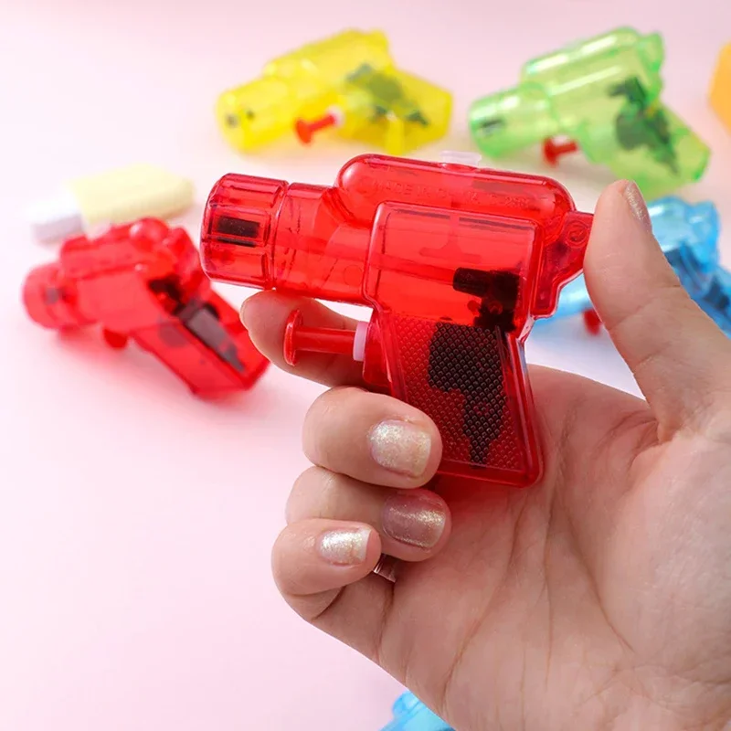 Mini Colorful Squirt Water Guns Toys For Kids Summer Outdoor Water Games Pool Beach Toys Plastic Gun