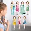 Magnetic Doll Dress Up Kits Reusable Sticker Dress Up Doll Activity Book Doll Pretend Play Toy For Kids Aged 3 To 12 Birthday 3