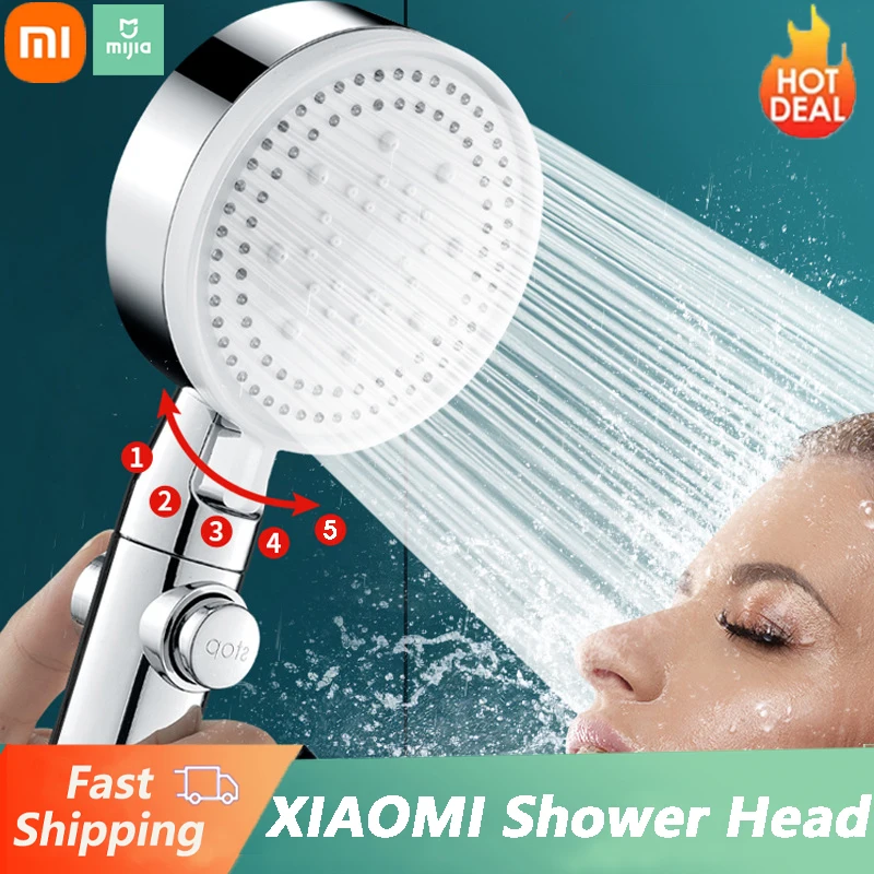 Насадка для душа XIAOMI MIJIA экономичный смеситель высокого давления 5 режимов