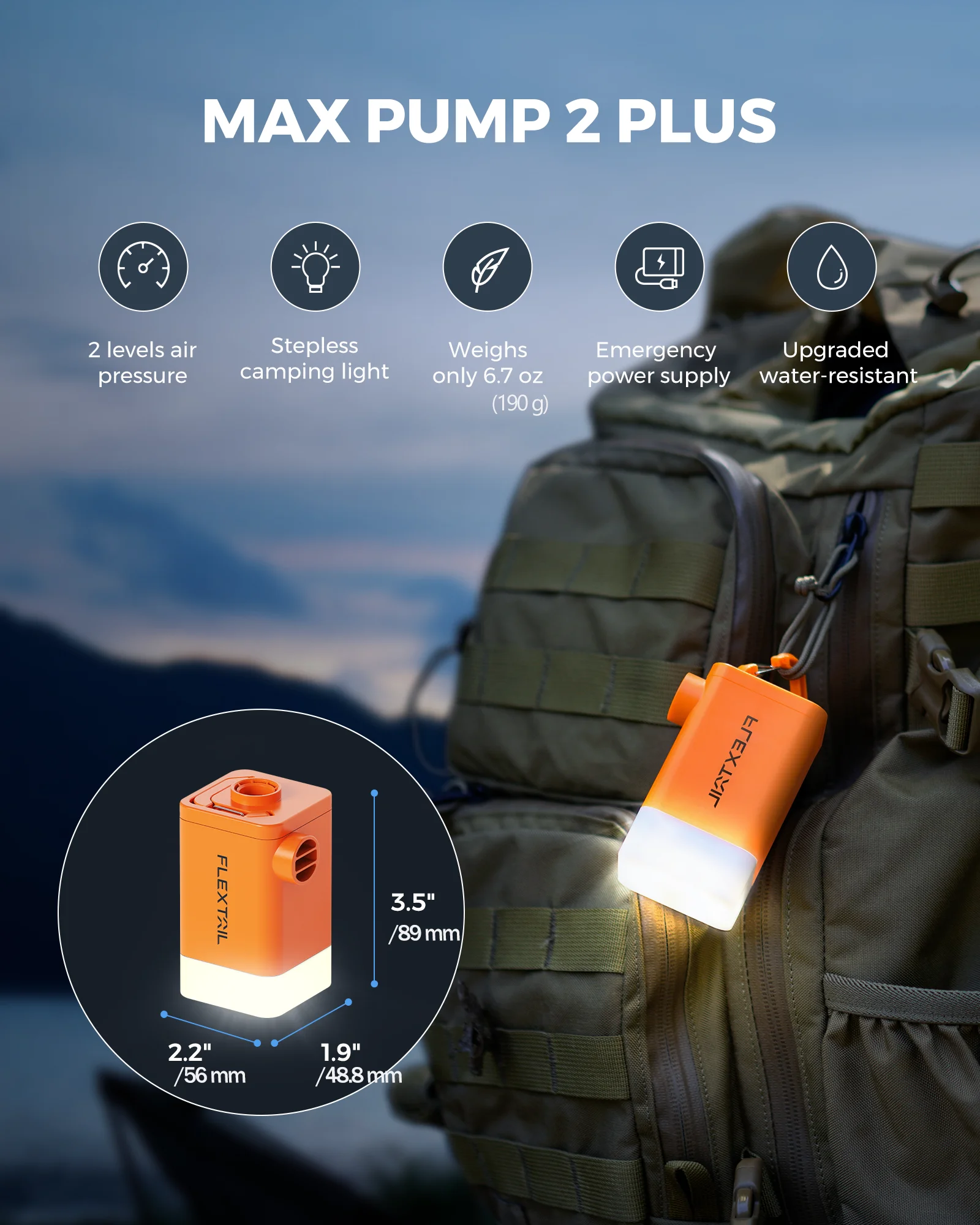 Electric Camping Air Pump 2
