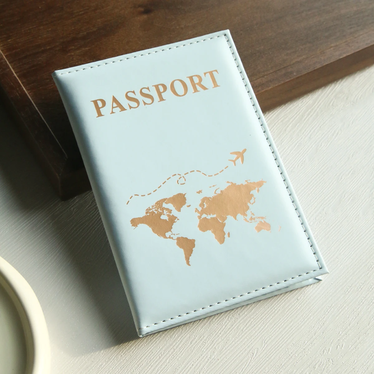 Compact Cove Map Passport Holder - Travel Essential and Cruise Must-Have
