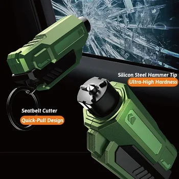 Car Safety Hammer Mini Car with A Multi-functional Escape Hammer To Break The Glass Rescue Hammer Car Window One Second 1