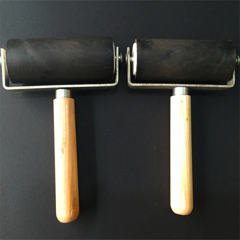 Paint Roller Brush Printmaking Tool Roller Rubber Roller Ink Painting Printmaking Roller Art Craft Projects Ink Stamping Tool Paint