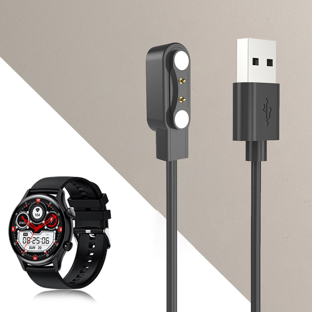 마그네틱 USB 교체 충전기 코드, 스마트 워치 충전 케이블 도크 어댑터 액세서리, COLMI P8 MAX 2022, C60, C61, i20, i30