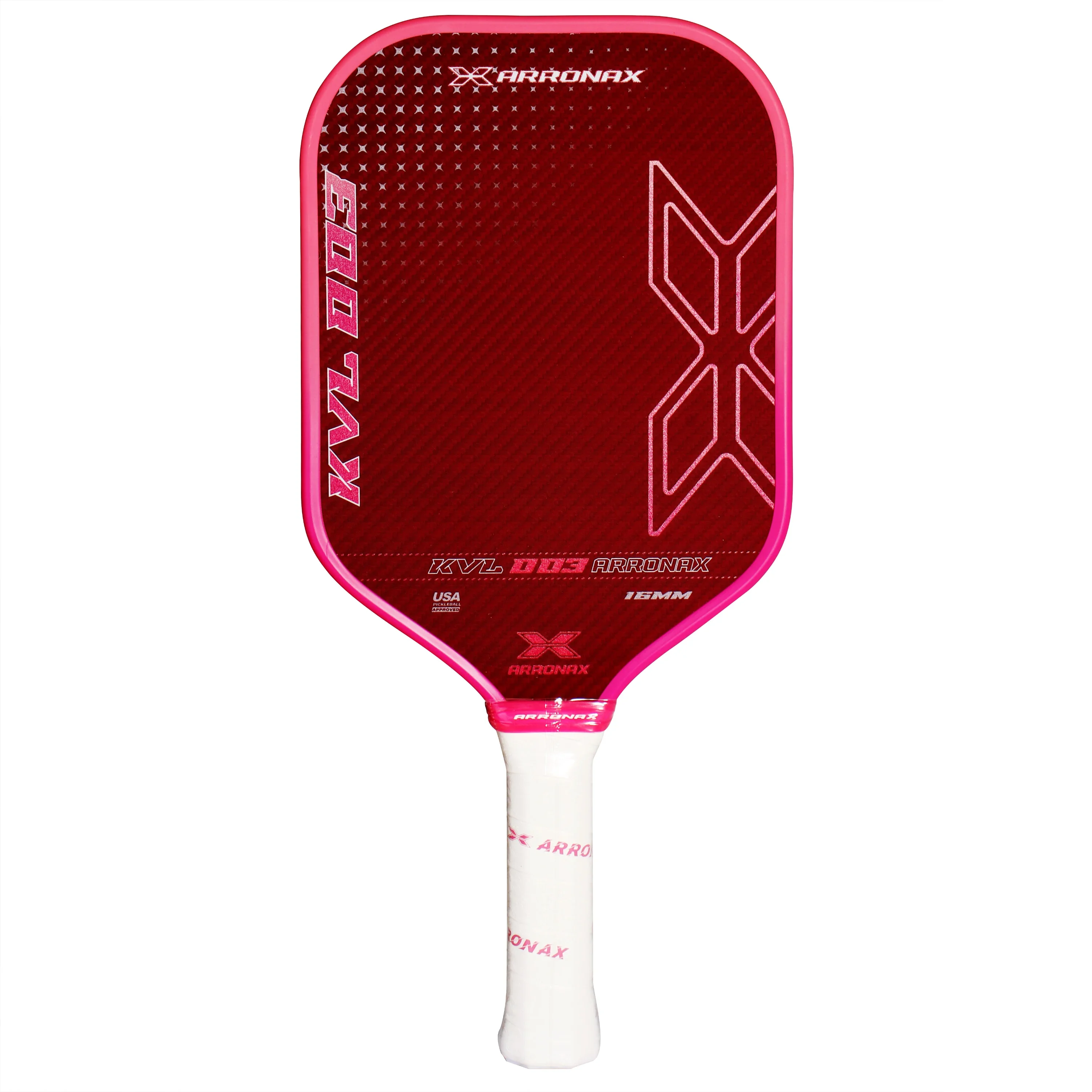 ピックルボール パドル ARRONAX 18K生カーボンファイバー USAP承認 ARRONAXチタンピックルボールパドル新着モデルカーボン