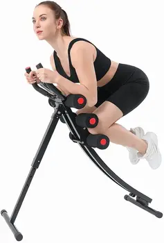 Fitness Core & Abdominal Trainers AB Workout Machine Home Gym Strength Training Ab Cruncher Foldable Fitness Equipment 3