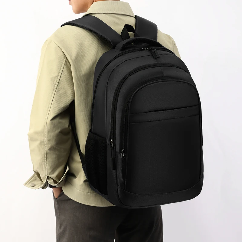 Large-capacity backpack - laptop bag, featuring a 15.6-inch tablet pocket and zippered pockets - utilizing anti-fading technolog