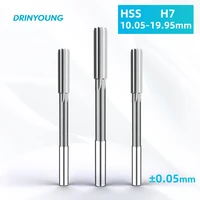 DRINYOUNG Non-standard HSS Straight Shank Chucking  Machine Reamer Speed Steel Milling Decimal Point  Plumbing Tools 10.05-19.95 1