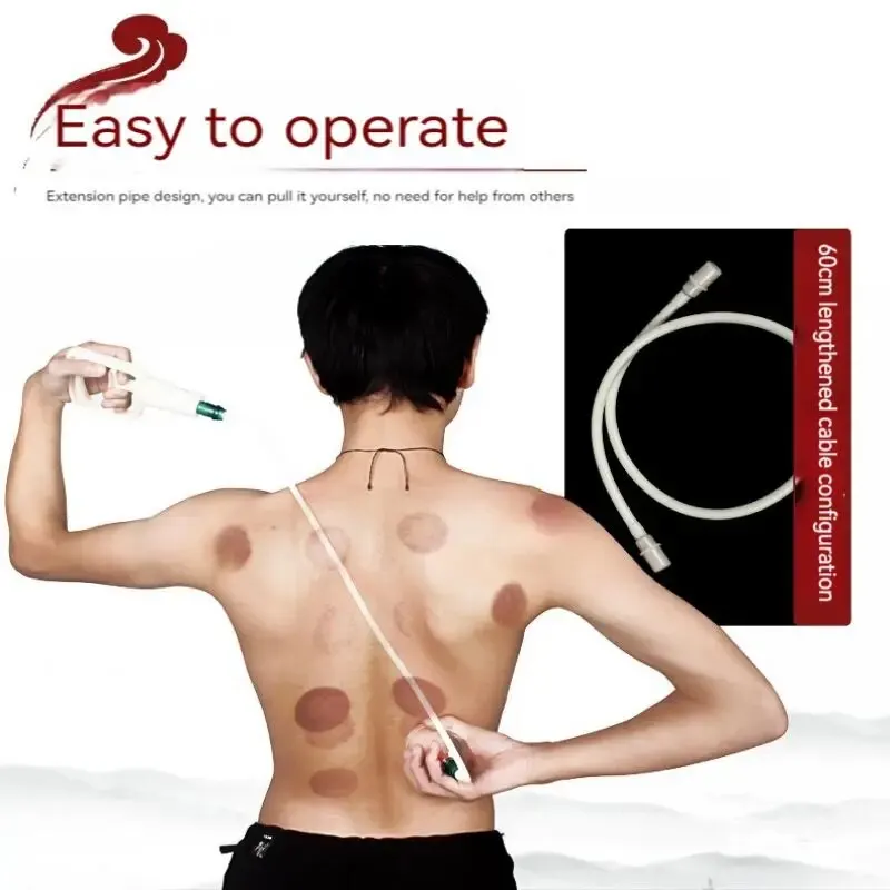 Cupping set 6pcs Vacuum Cupping Set High Strength Adsorption Magnetic Needle Home Beauty Salon Special Cupping Tool Set