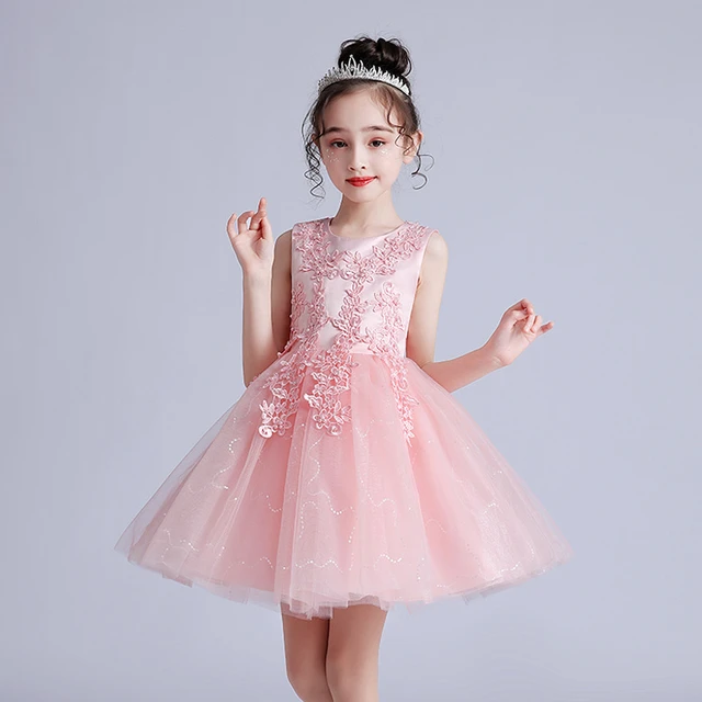 Fato de verão feminino Kawaii, bordado, tops curtos e saia tutu, roupas  infantis, flores cor de rosa, 4, 6, 7, 8, 9, 10, 12 anos - AliExpress