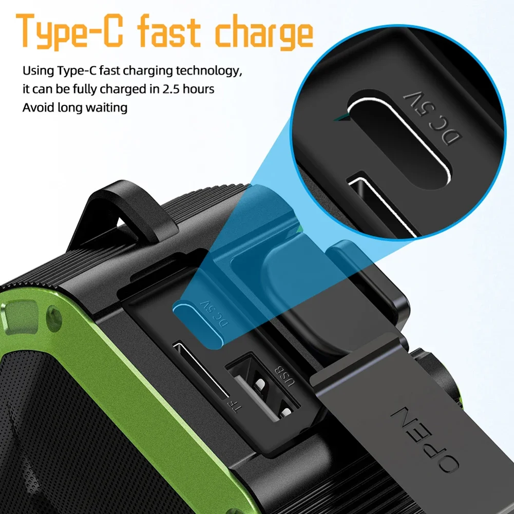 Powerful Emergency Radio With Hand Crank For Off Grid Power On The Go