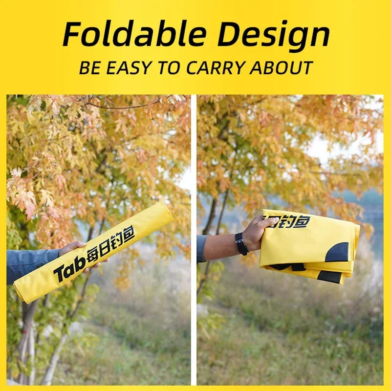 PVC Portable Folding Fishing Bag, Large Capacity Handbag, Soft Tackle Bags, Multifunctional, Waterproof, Fishing Gear Storage
