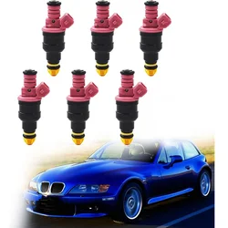 6PCS New Fuel Injector Nozzle 0280150440 For BMW 328IS E36 E39 E38 328i 528i Z3 M3 2.8 3.2L L6 Replacement