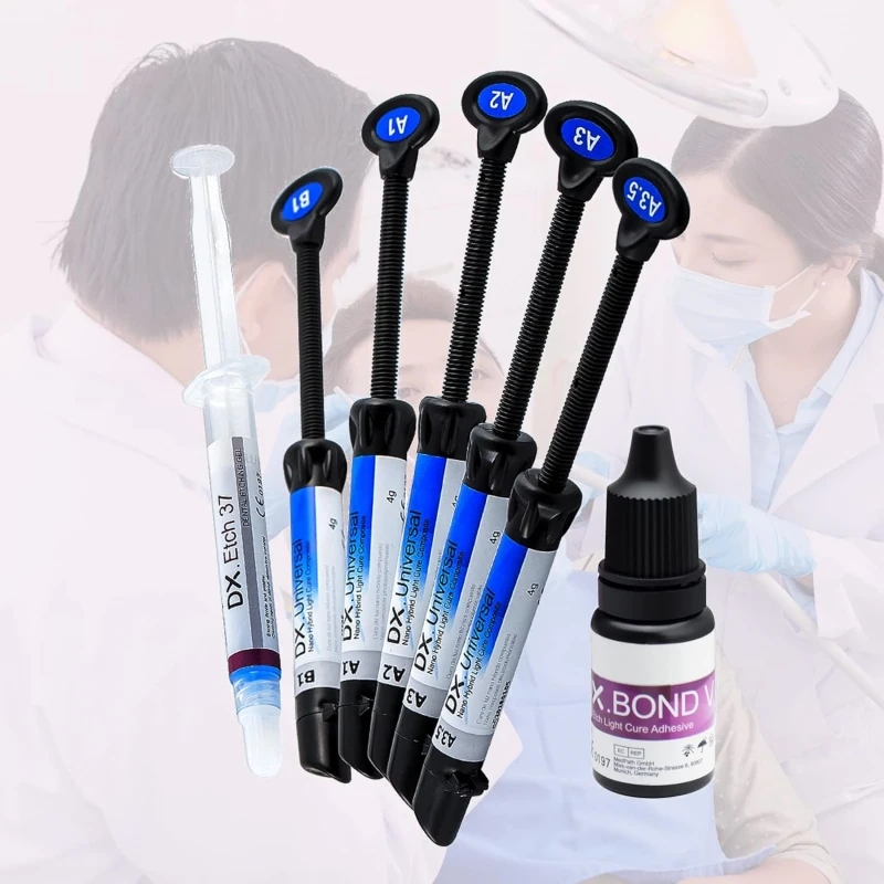 Dental Light Curing Universal Aesthetic Composite Resin/Klebeverbindung/Säureätzungsgel Anterior/Posterior Teeth Restorations – Detail 3