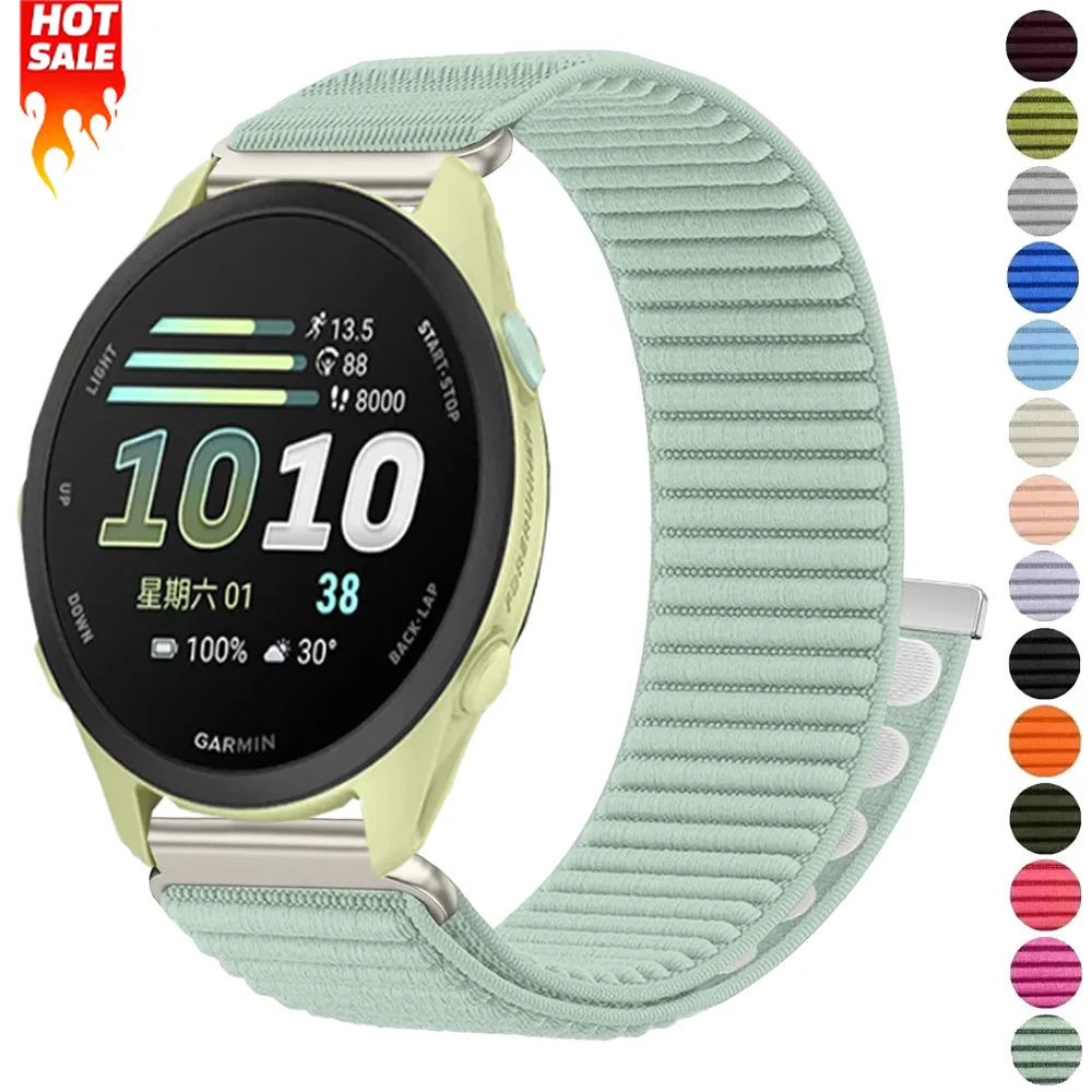Versatile Nylon Loop Strap for Smartwatches - Adjustable and Durable Design