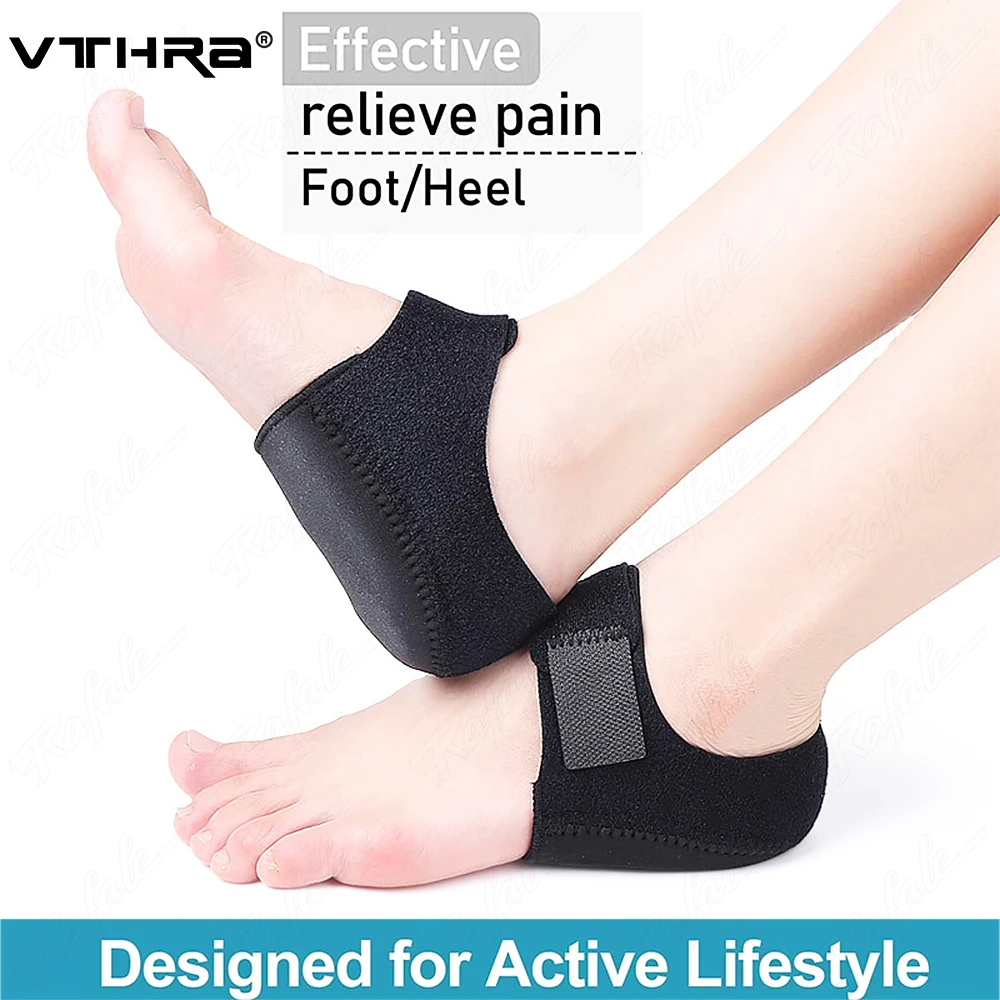 VTHRA Tendonitis Foot Fatigue Relieve Heel Protectors Heel Pain Cushion Arch Inserts Shock Absorption Pads Foot Care Insoles shoe insoles,heel protector pads
