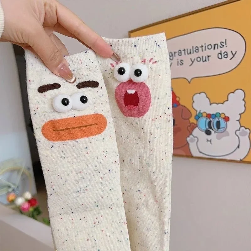 Cotton Novelty Gift Funny Happy Crew Socks