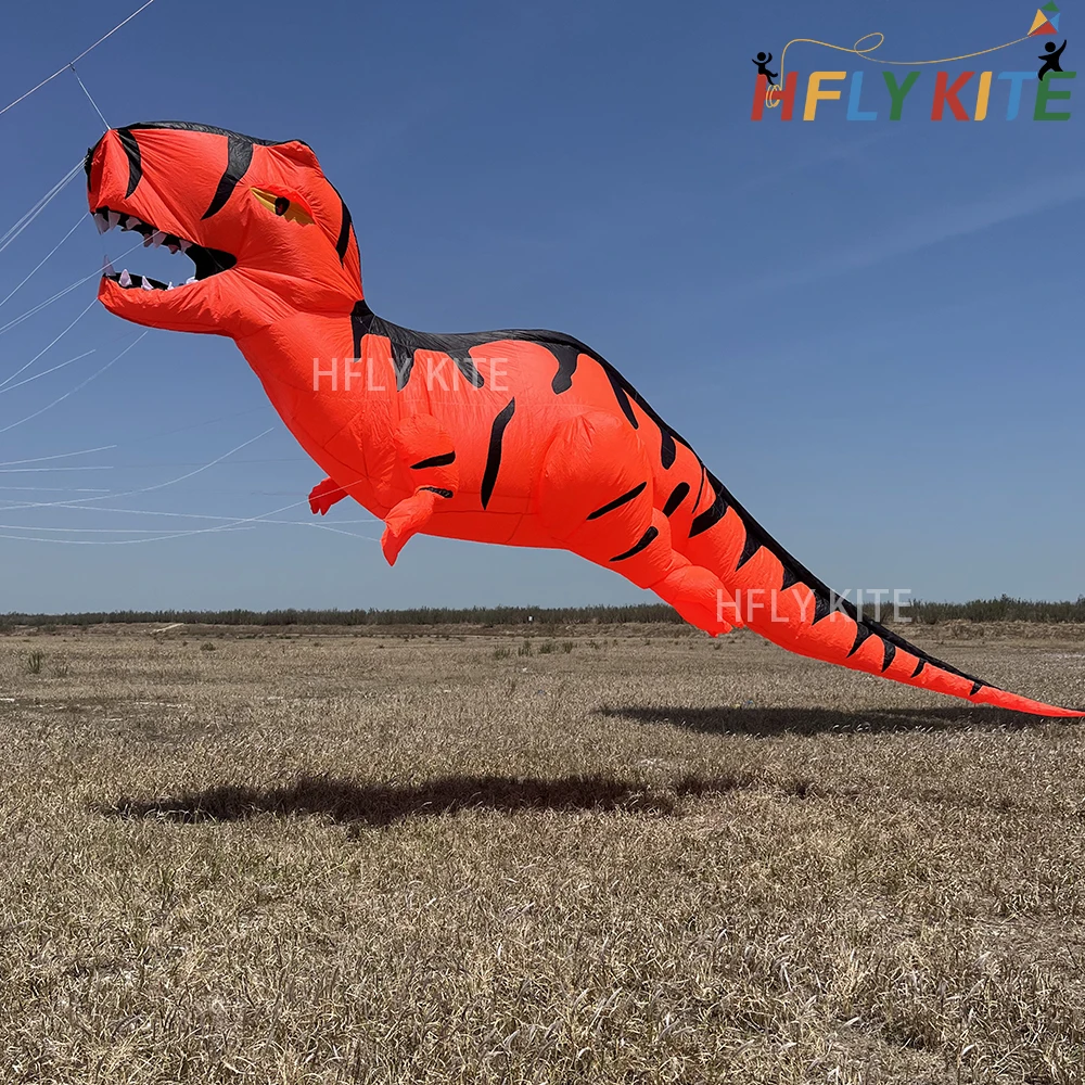 Soft Inflatable Tyrannosaurus Rex Kite Line Laundry for Adults Ripstop Nylon 6m 10m Dinosaur Kite pendant