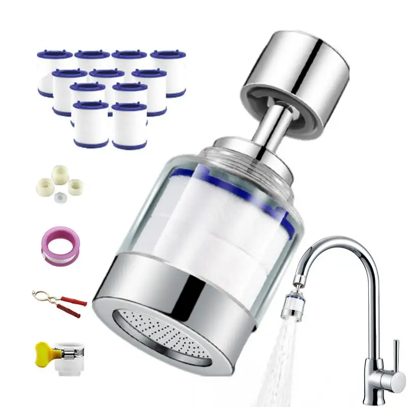 

Anti Splash Faucet Head Kitchen Rotating Faucet Nozzle Head Waterfall Faucet With Three Flow Modes For Bathrooms Kitchens Wash