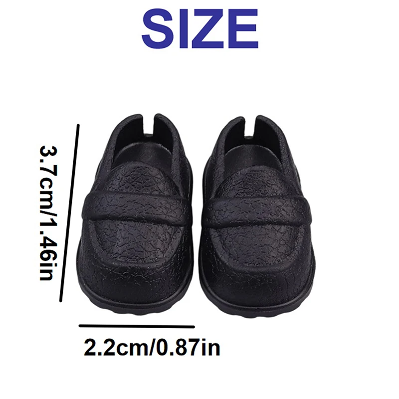 15/17cm Doll Shoes Plastic Mini Shoes For Dolls Decoration Mini Finger Shoes Clothing Accessory For 6.9 Inch Dolls