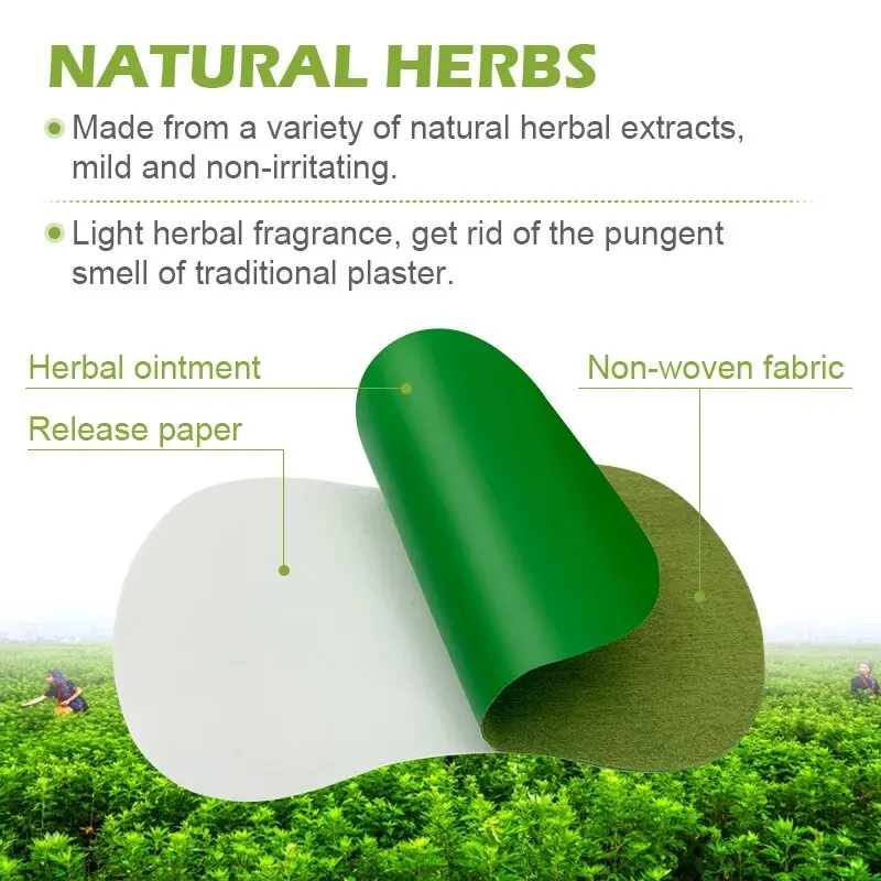 60/6 PCS Natural Herbal Foot Pads with Wormwood Extracts Body Toxins Deep Cleansing for Foot Care and Relaxation