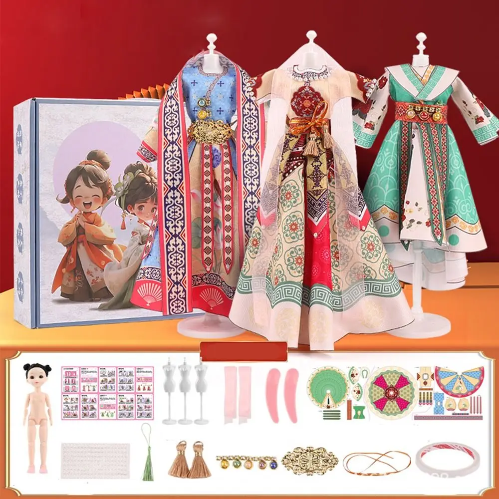 

Раннее образование, дизайн одежды, ручная работа, материал, сумка, ручная работа, поделки своими руками, набор китайских платьев для интеллектуального развития