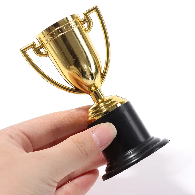1PC Mini Trophy Trophies for Sporting Events Birthday Parties Kids Party Filler Gift plastic trophy toys