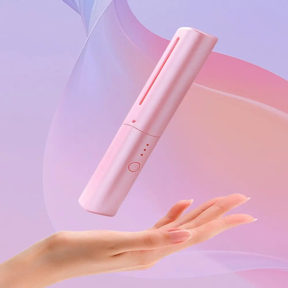 Description Picture 2 of itemUSB Lazy Wireless Hair Hot Comb Mini Styling 2 In 1 Hair Straightener Wet And Dry Rechargeable Fast Heating Comb Women