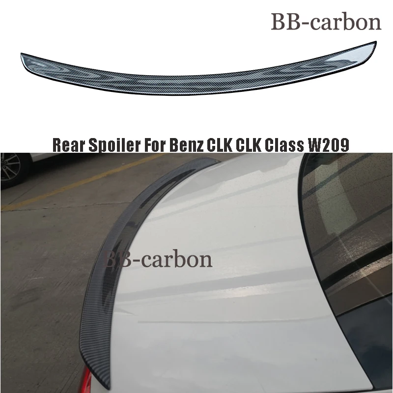 

High Quality Carbon Fiber Rear Spoiler Wing Car Styling For Mercedes Benz W209 CLK230 CLK280 CLK320 CLK350 03-08
