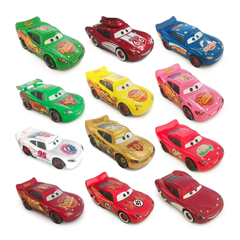 ミニカー Exclusive 95 Lightning McQueen Compre Disney Pixar Cars No.95 Lightning McQueen 1:55 Metal