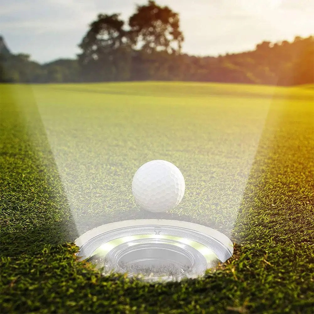 

Glow Glowing Golf Hole Lights 3 Modes Luminous LED For Golf Hole Night Light Up Golf Play Long Lasting Bright Night Sports R5Q2