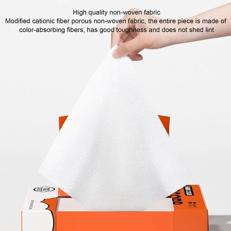 100pcs Laundry Paper Sheets Washing Machine Color Absorption Sheet Laundry Tablets Paper Anti-Staining Clothes Sheets laundry tablets laundry sheets laundry color catcher sheets