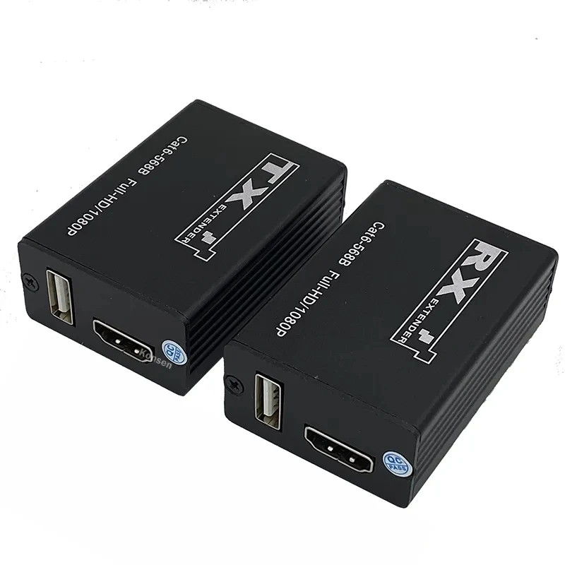 30M Hdmi Usb Kvm Extender Over Sing Cavo Cat6 Hdmi A Ethernet Rj45 Extender Con Usb Per Nvr Dvr Nessun Mouse Di Supporto Dell'Alimentazione