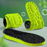 Semelles intérieures sport 4D super douces pour chaussures, coussinets d'absorption des chocs pour les pieds, soutien de la voûte plantaire, inserts orthopédiques pour baskets 2