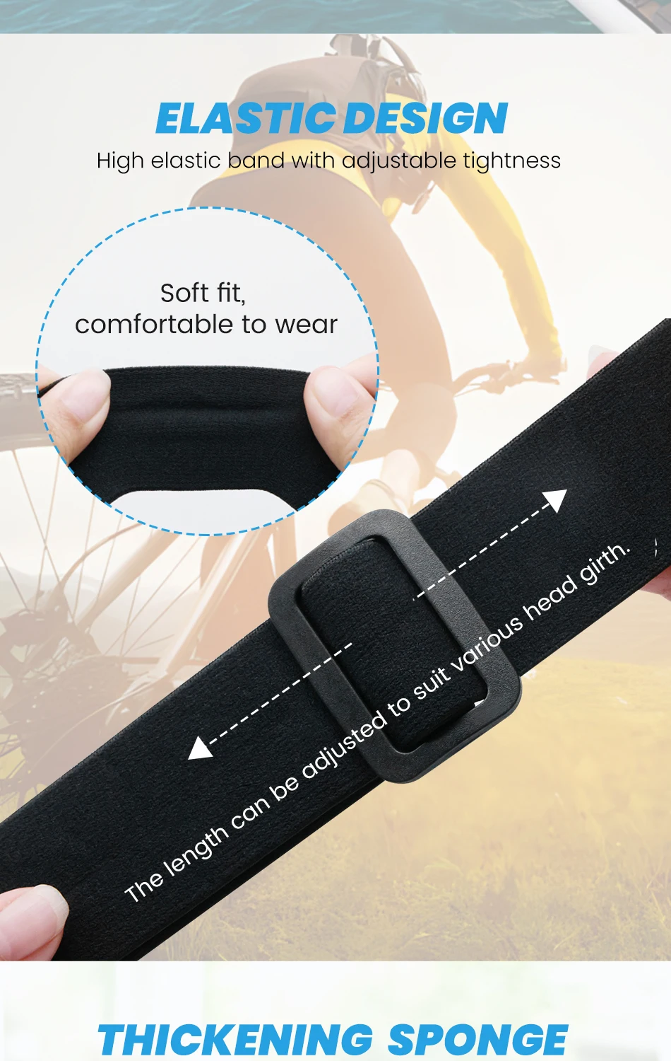 Description Picture 5 of itemGoPro HERO13 original Head Strap+QuickClip headband Insta360 accessory camera holder for Go Pro 12 11 10 9 8 Black sports camera