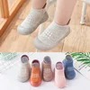 Baby Boy First Walkers Children Sock Shoes Non-slip Floor Socks Boy Girl Soft Rubber Sole Shoes Toddler Sock  Infant Booties 1