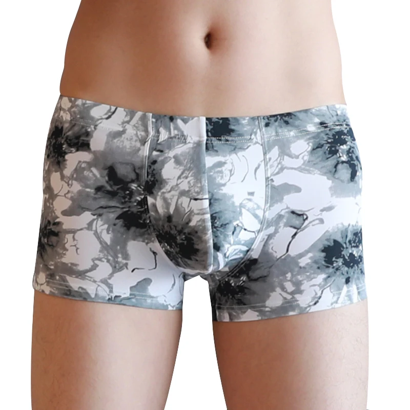 Boxer Intimo Uomo Seta Ghiaccio - Morbido E Traspirante, Slip Marsupio, Taglia Unica