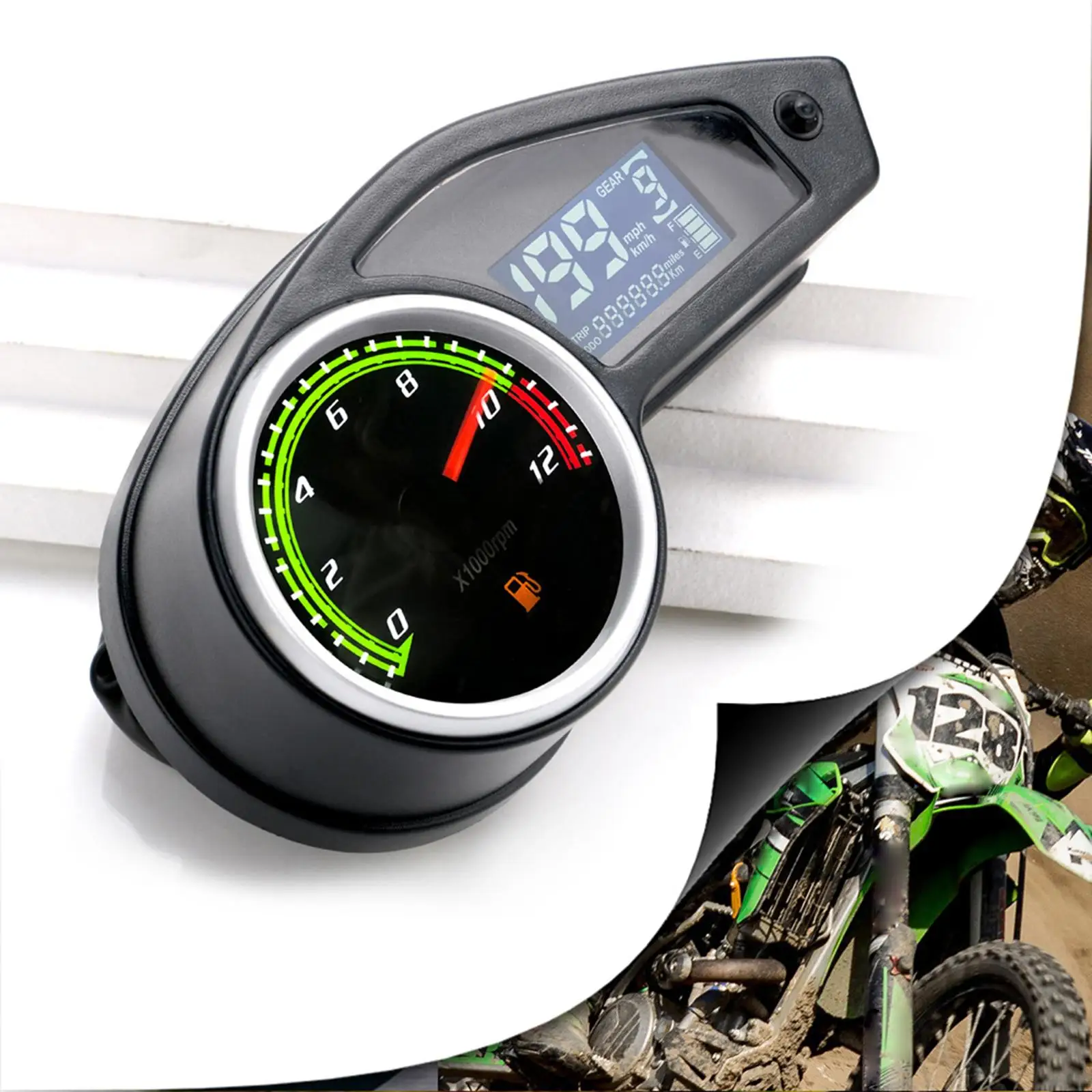 Motorcycle Digital Speedometer Fuel Cluster Backlight for RPS 250