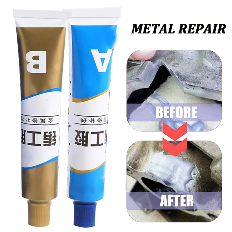 Metal Glue - Weld Metal Repair Glue Glue Cast Iron High Strength Repairing  Adhesive Heat Resistance Cold Weld Industrial Repair - AliExpress