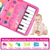2 In 1 Piano Mat for Kids Piano Keyboard & Jazz Drum Music Touch Play Carpet Baby Toddlers Music Instrument Education Toys Gift 2
