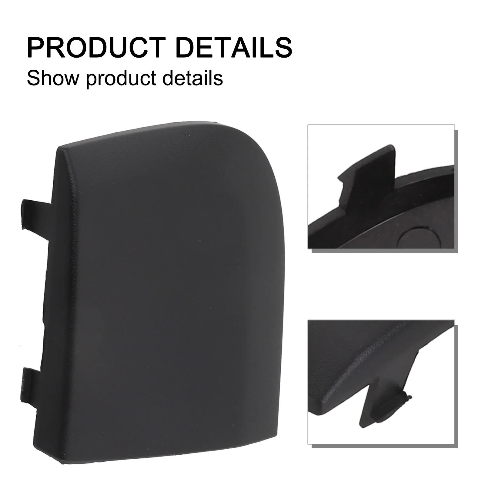 Car Front Lower Bumper Tow Hook Eye Cover Grille Cap For Mazda 2