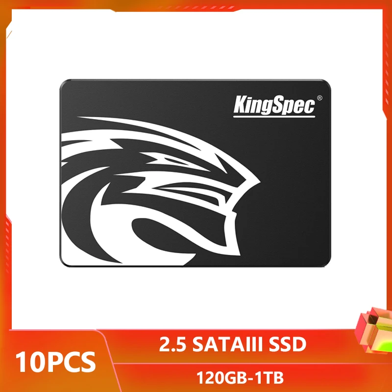 

KingSpec 10PCS 20PCS SSD 120GB 128GB 240GB 256GB 480GB 512GB 1TB For Laptop Desktop Solid State Drive HDD Internal Hard Drive