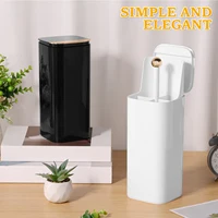Automatic Lifting Makeup Brush Holder Desktop 4 Slots Lipstick Eyebrow Pen Cosmetic Brush Storage Holder Bathroom Organizer 2