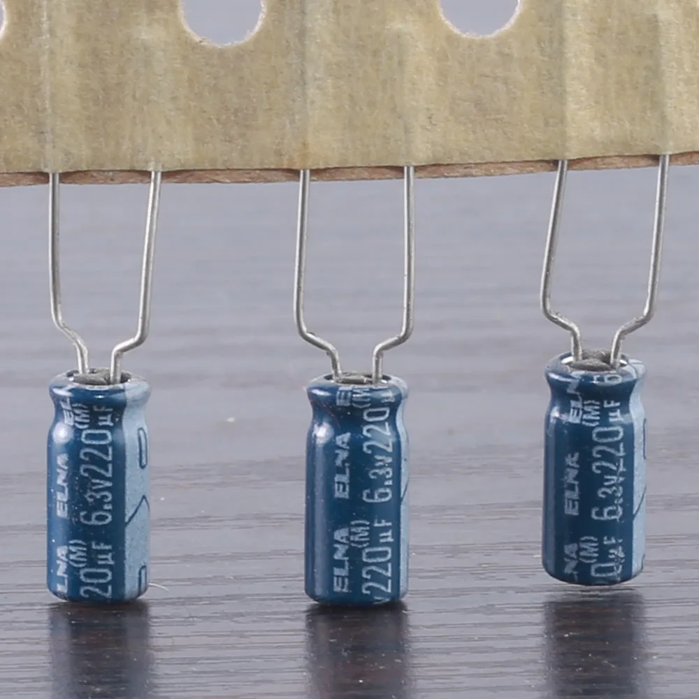 

50 шт. ELNA RE3 220uf 6,3 v 220mfd долгий срок службы электролитический конденсатор 5*11 мм 85 ℃