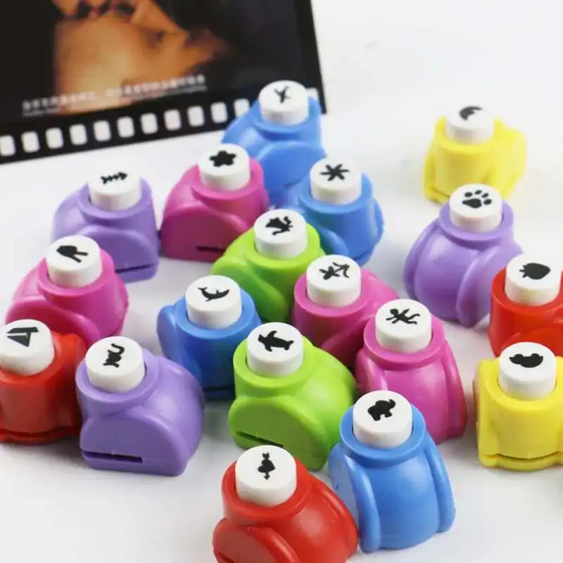 Mini Scrapbook Punches Handmade Cutter Card Craft Calico Printing DIY Flower Paper Craft Punch Hole Puncher Shape 1 Piece paper cutter paper punch hole punching tools paper craft punch
