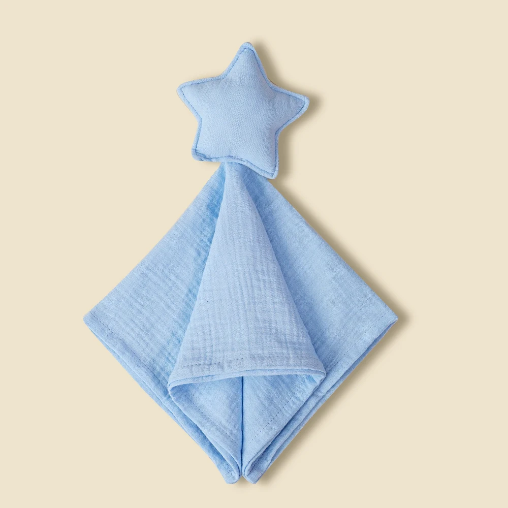 Baby Cotton Muslin Comfortable Blanket Cute Cat Doll For Infant Kids Sleep Appease Towel Children baby comforter blanket