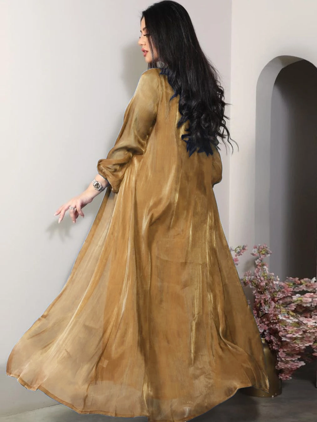  Ƽ 巹  Abaya 2  Ʈ ε巯 ƾ ι ̽ 巹 Eid Caftan    Vestidos Abayas 