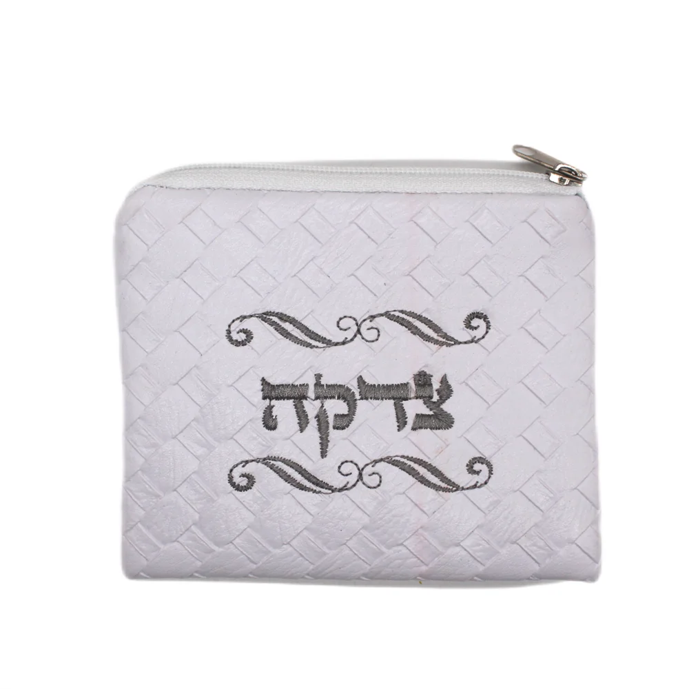 Coin Purse Women Wallet Coin Wallet Change Bag Jewish Coin Purse Women Men Mini Wallet Bag Money Change Key Hebrew Embroidery Pocket Religious Gift